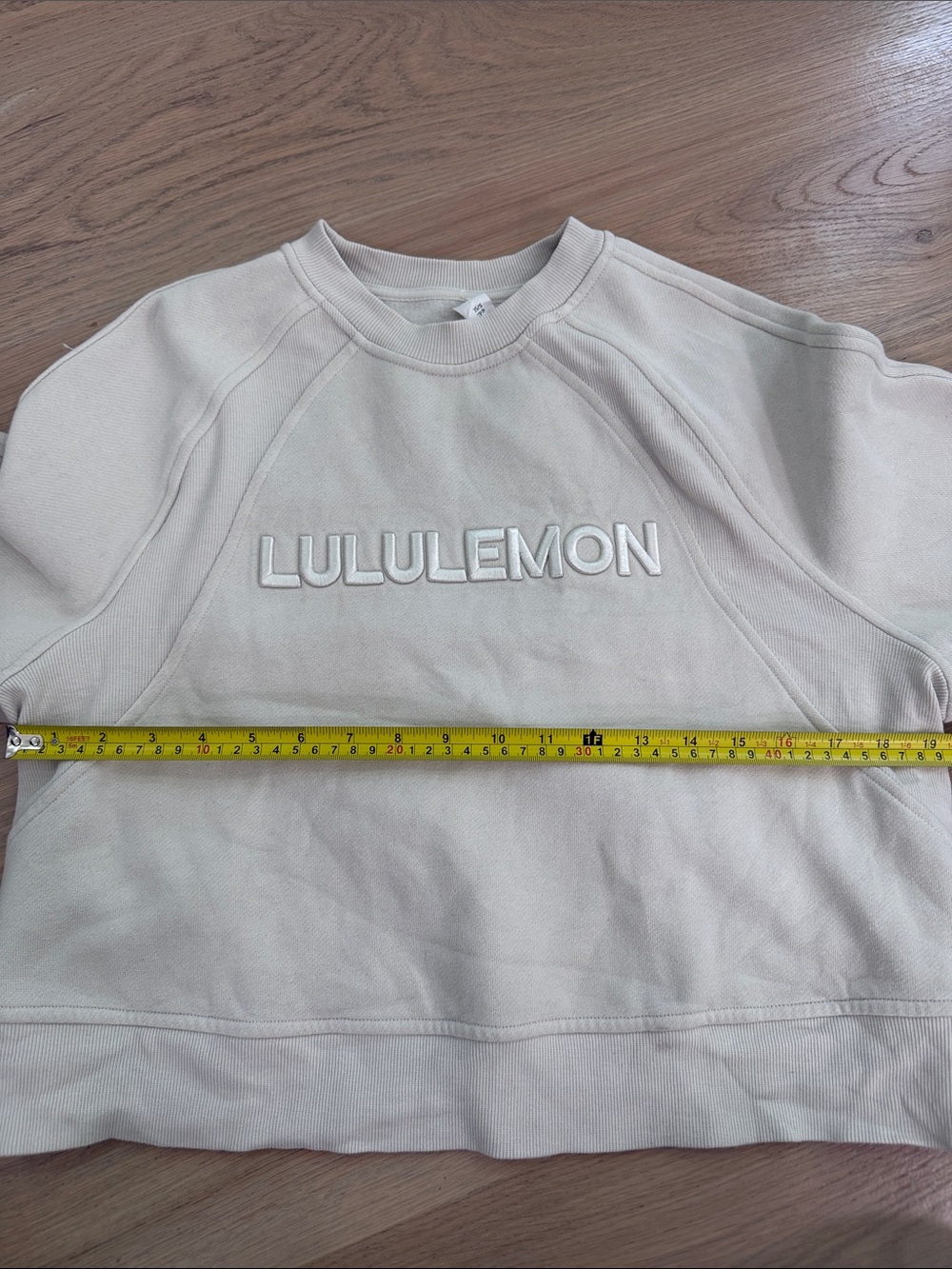 lululemon athletica Cream Crewneck with Raised Logo - Picture 4 of 6